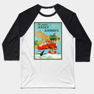 I'd Prefer Jersey Airways Vintage Poster 1937 Baseball T-Shirt